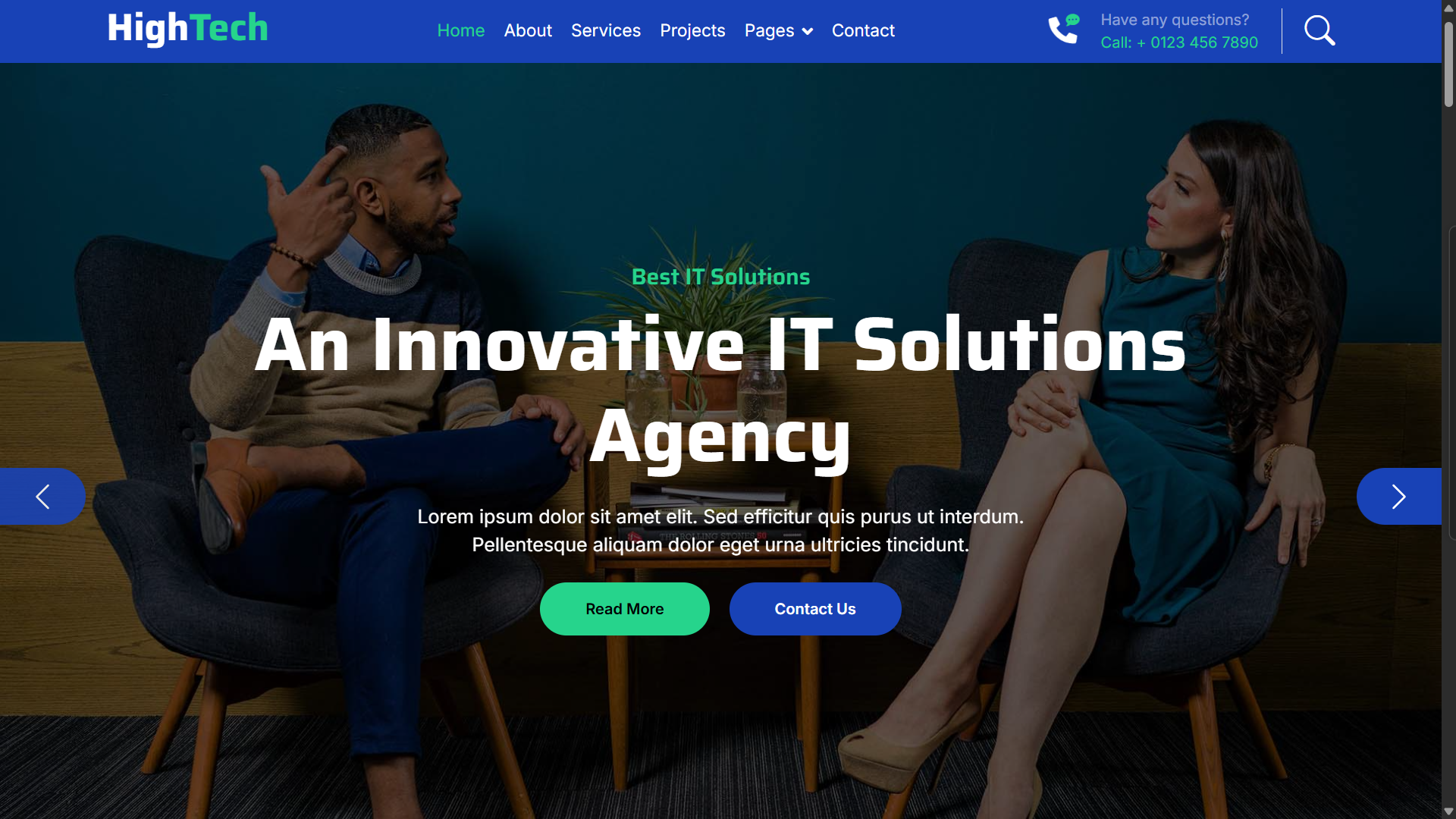 HighTech IT Template